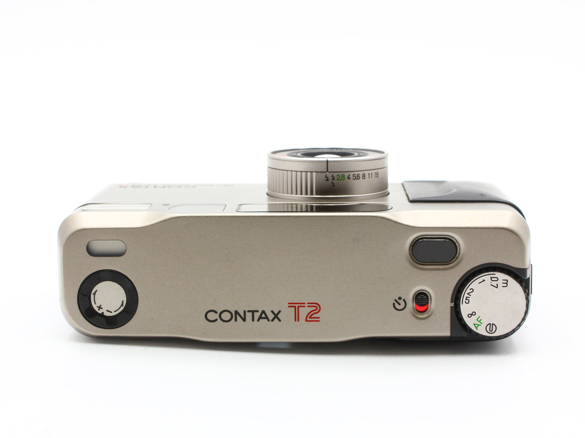 Contax T2 Point & Shoot 35mm Film Camera Sonnar 38mm f/2.8 Lens JAPAN【Exc+4】