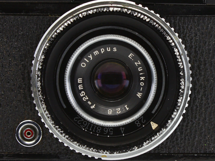 OLYMPUS PEN W Half Frame Film camera 25mm f2.8 Lens from JAPAN【Exc+3】