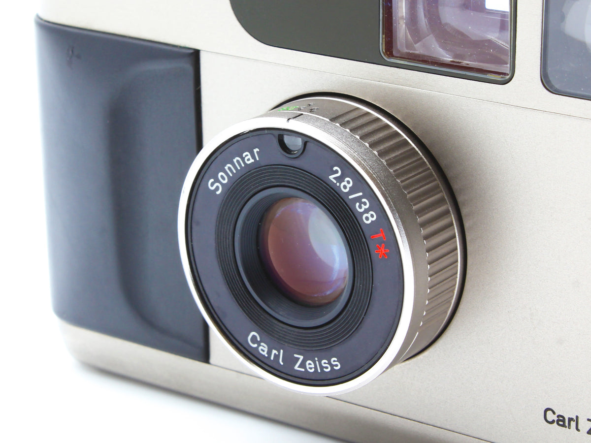 Contax T2 Point & Shoot 35mm Film Camera Sonnar 38mm f/2.8 Lens JAPAN【Exc+4】