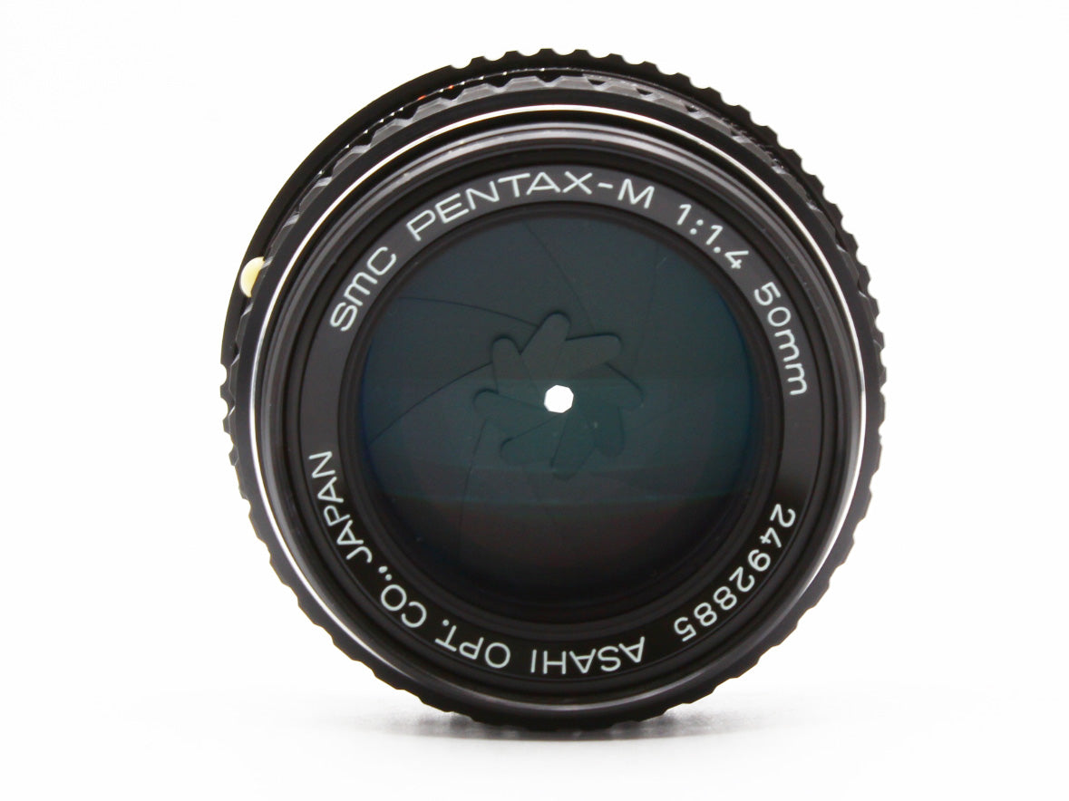PENTAX ME Black SLR Film Camera SMC Pentax-M 50mm f/1.4 Lens JAPAN【Very Good】