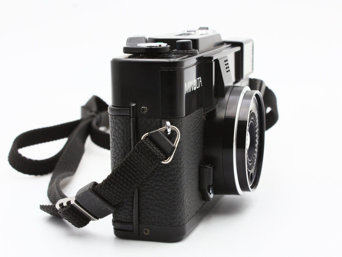 MINOLTA HI-MATIC AF-D Black 35mm Film Camera 38mm f/2.8 Lens from JAPAN【Exc+5】