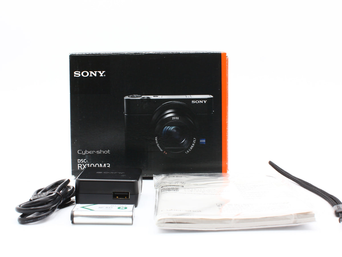 Sony Cyber-Shot DSC-RX100M3 20.2MP Black Compact Digital Camera JAPAN【Near Mint】
