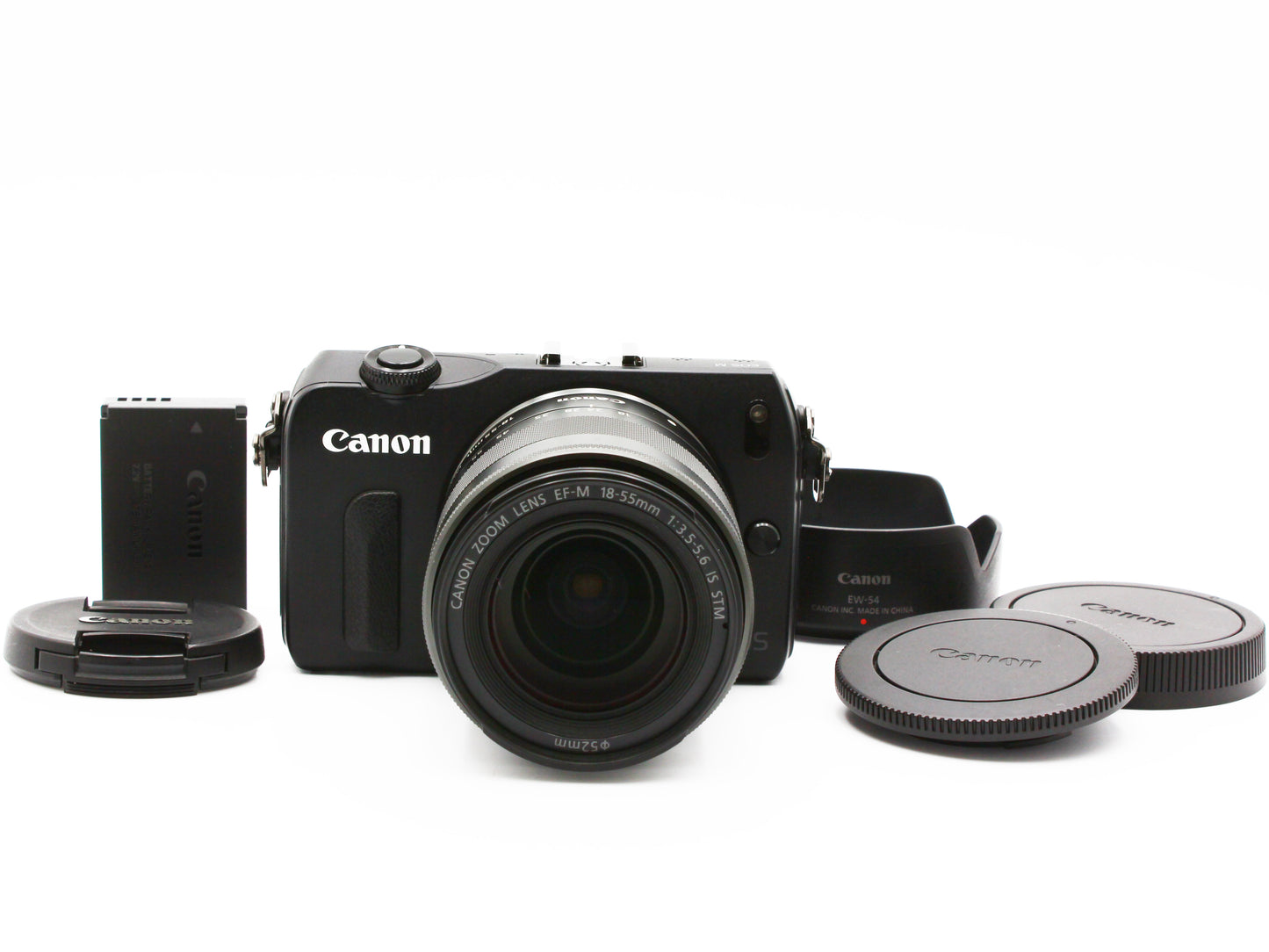 CANON EOS M Digital Camera EF-M 18-55mm f/3.5-5.6 IS STM Lens JAPAN【Near Mint】