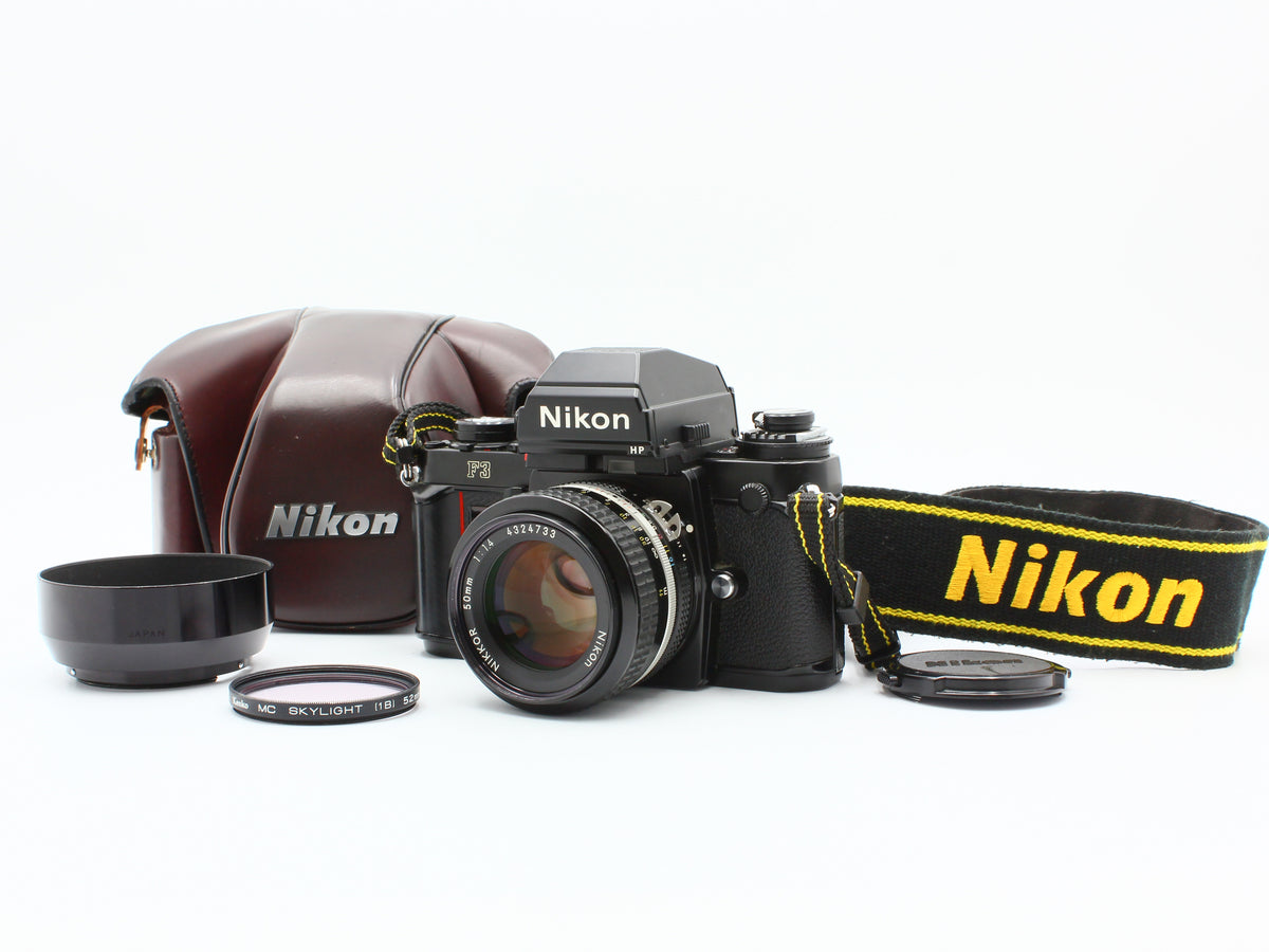 Nikon F3 HP 35mm SLR Film Camera Nikkor 50mm f/1.4 Ai Lens from JAPAN【Exc+4】