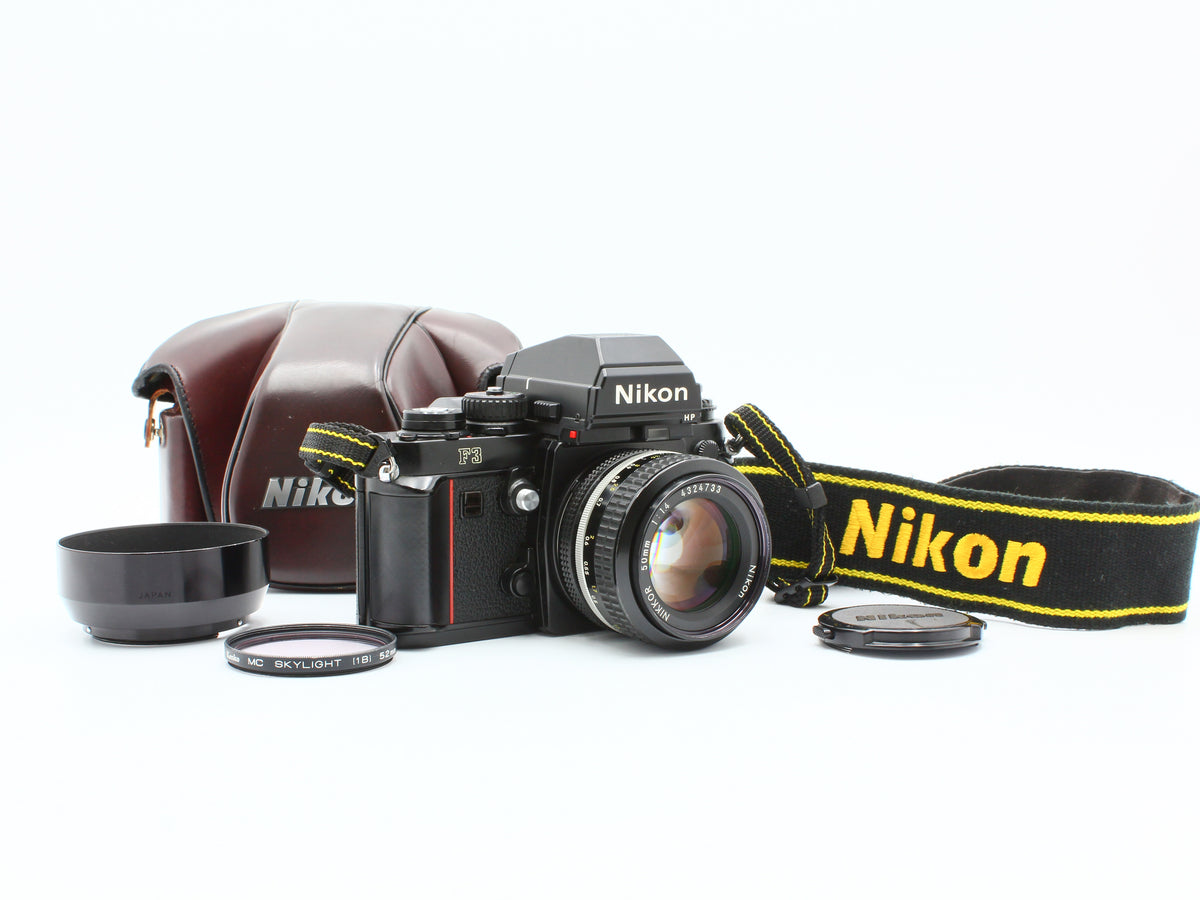 Nikon F3 HP 35mm SLR Film Camera Nikkor 50mm f/1.4 Ai Lens from JAPAN【Exc+4】