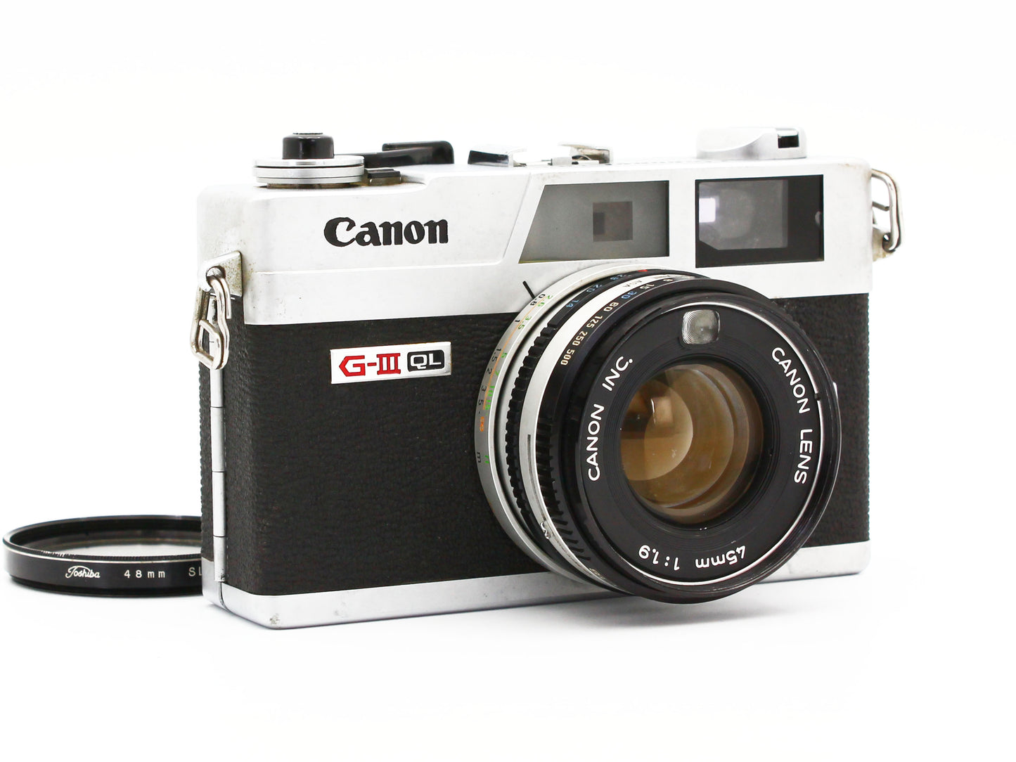 Canonet QL19 G-Ⅲ Rangefinder Camera Canon 45mm f/1.9 Lens from JAPAN【Exc+3】