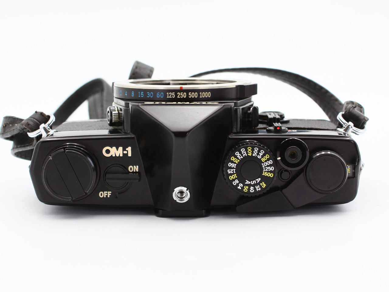 Olympus OM-1 Black Film Camera ZUIKO AUTO-ZOOM 75-150mm f/4 Lens【Very Good】