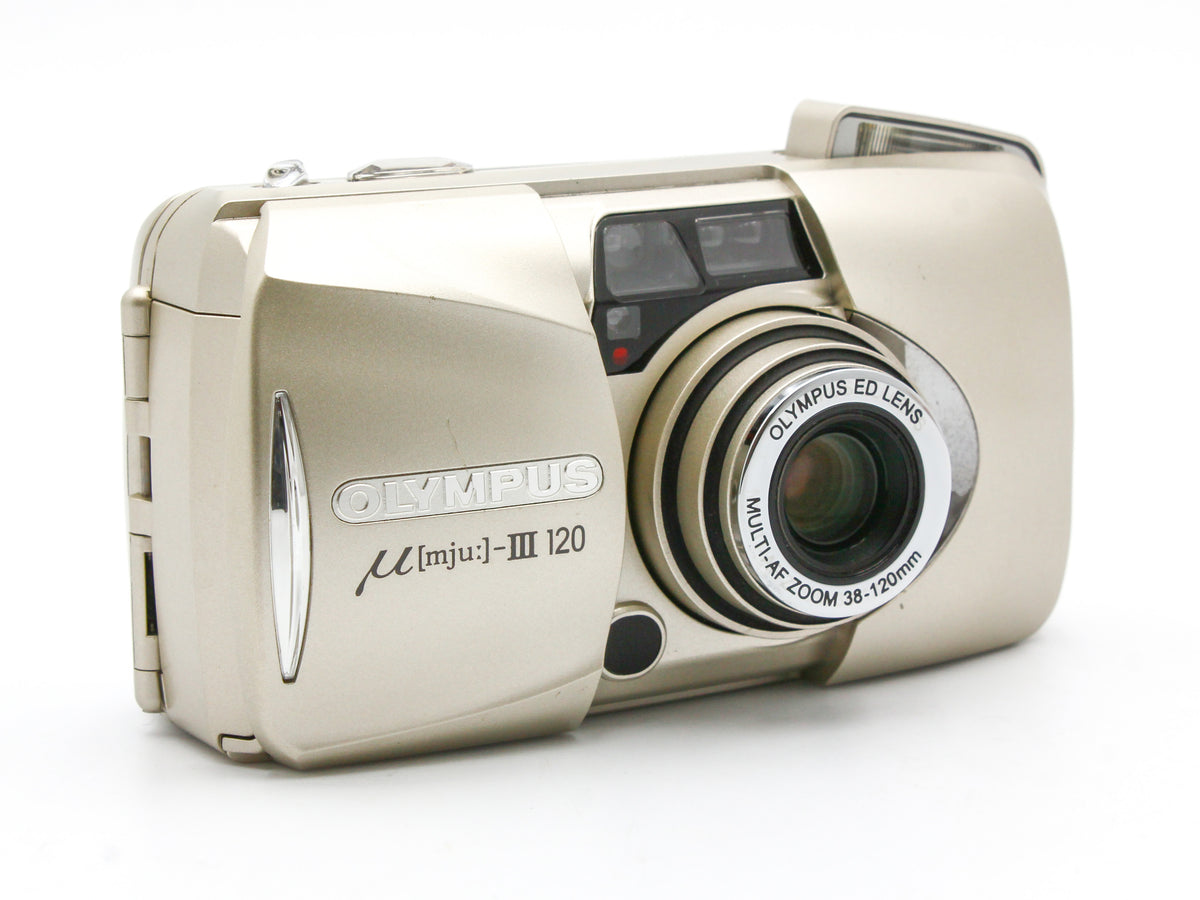 OLYMPUS mju-III 120 35mm Point & Shoot Film Camera 38-120mm Zoom Lens【Very Good】