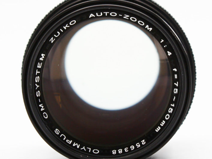 Olympus OM-1 Black Film Camera ZUIKO AUTO-ZOOM 75-150mm f/4 Lens【Very Good】