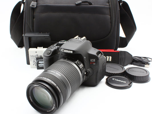 Canon EOS Kiss X6i DSLR Camera EF-S 55-250mm IS Lens from JAPAN【Exc+3】