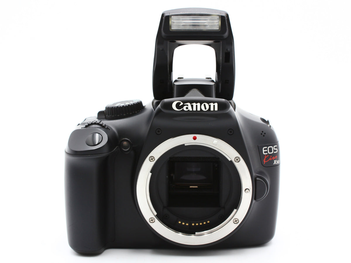 Canon EOS Kiss X50 DSLR Camera EF-S 18-55mm 55-250mm IS Lens 【Exc+3】