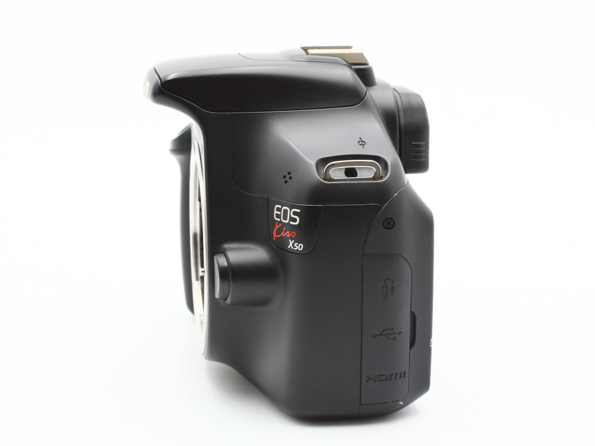 Canon EOS Kiss X50 DSLR Camera EF-S 18-55mm 55-250mm IS Lens 【Exc+3】