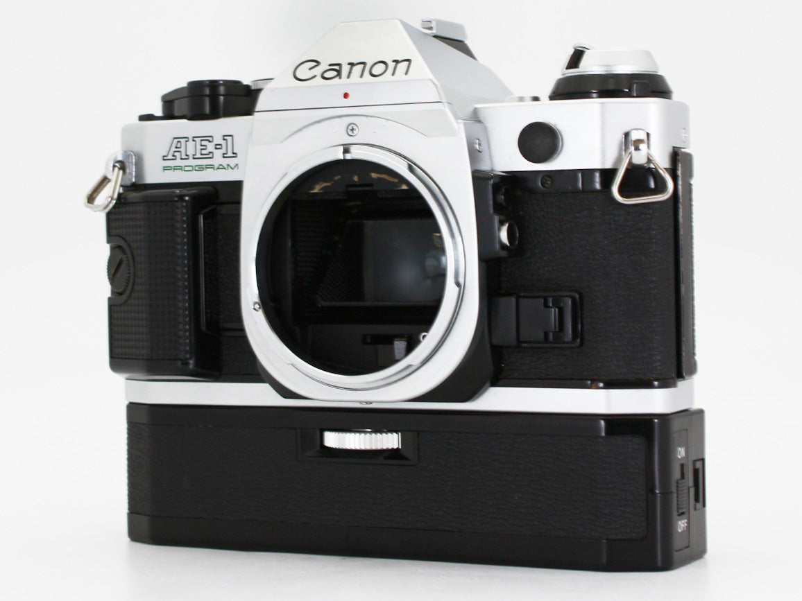 CANON AE-1 Program SLR 35mm Film Camera Power Winer A from JAPAN【As-is】