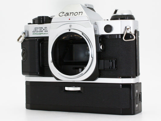 CANON AE-1 Program SLR 35mm Film Camera Power Winer A from JAPAN【As-is】