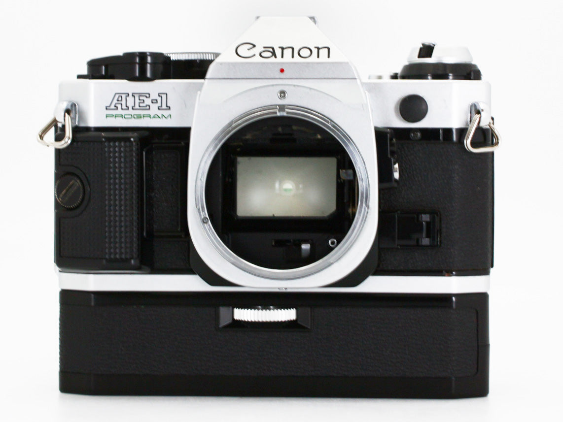 CANON AE-1 Program SLR 35mm Film Camera Power Winer A from JAPAN【As-is】