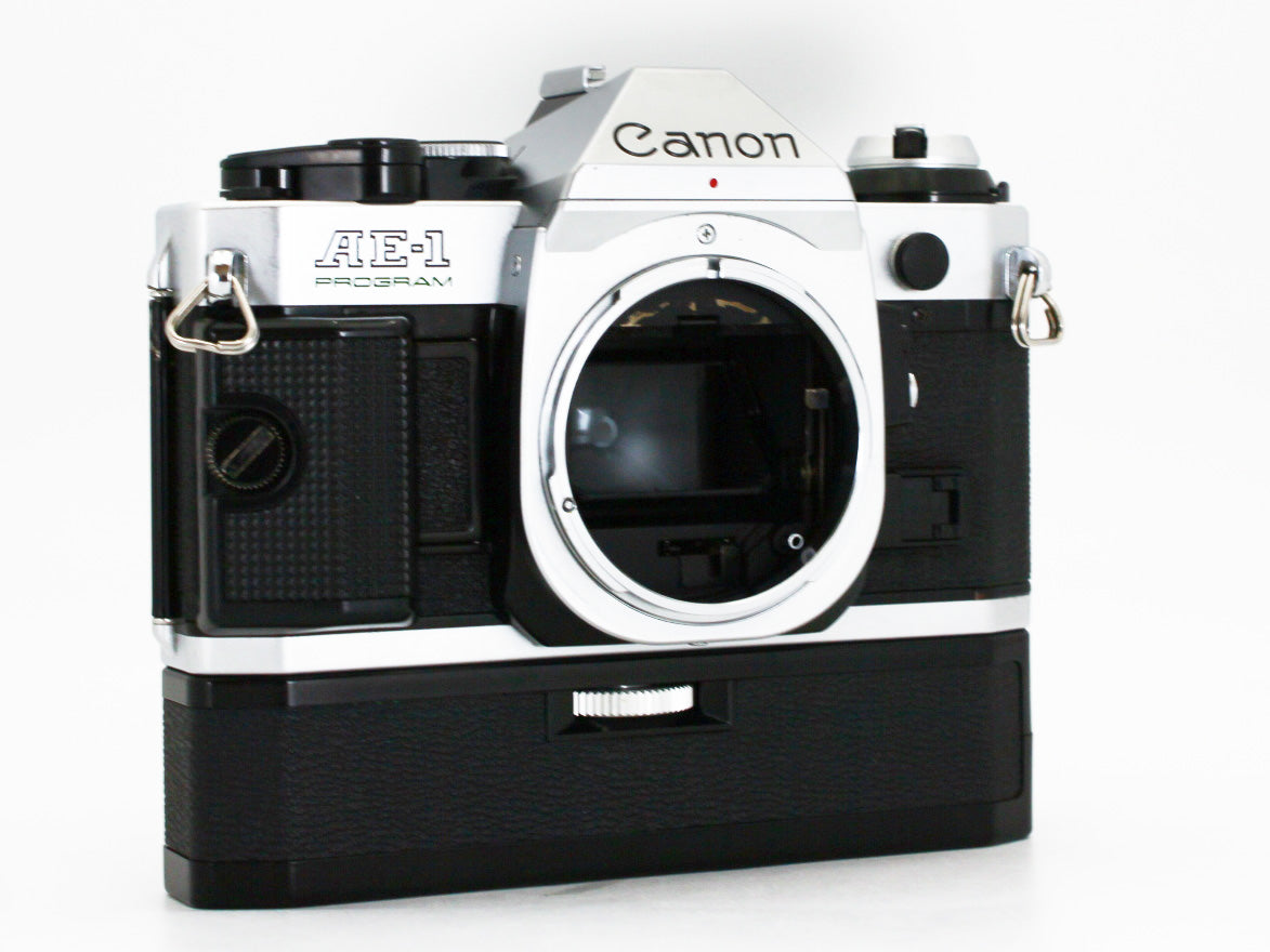 CANON AE-1 Program SLR 35mm Film Camera Power Winer A from JAPAN【As-is】