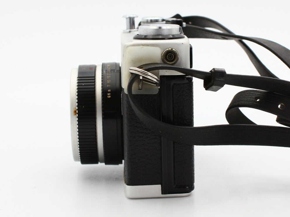 Ricoh ELNICA F Rangefinder 35mm Film Camera RIKENON 40mm f/2.8 Japan【Very Good】