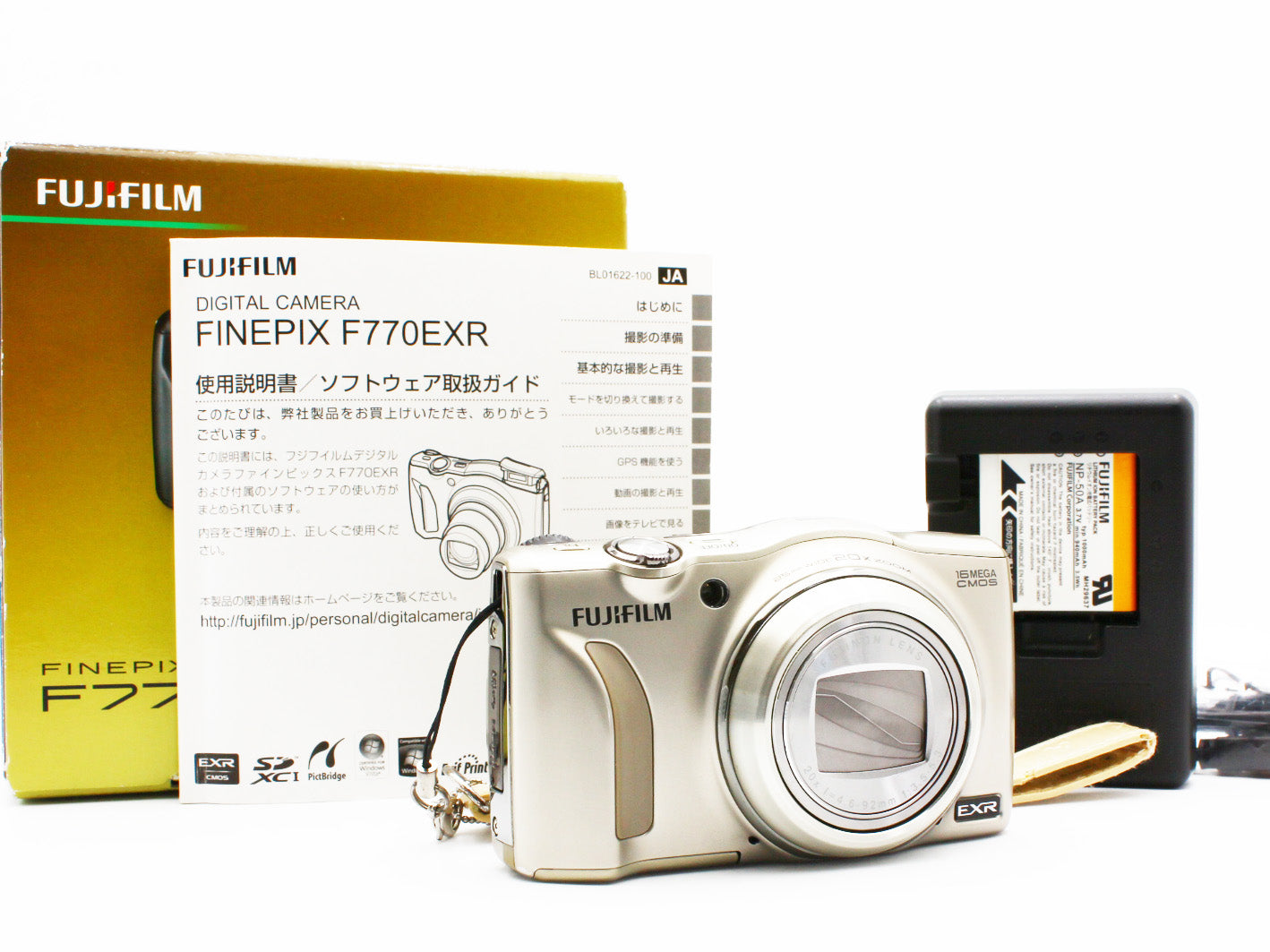 FUJIFILM FinePix F770 EXR 16MP Digital Camera 20x Optical Zoom Lens JAPAN【Exc+5】