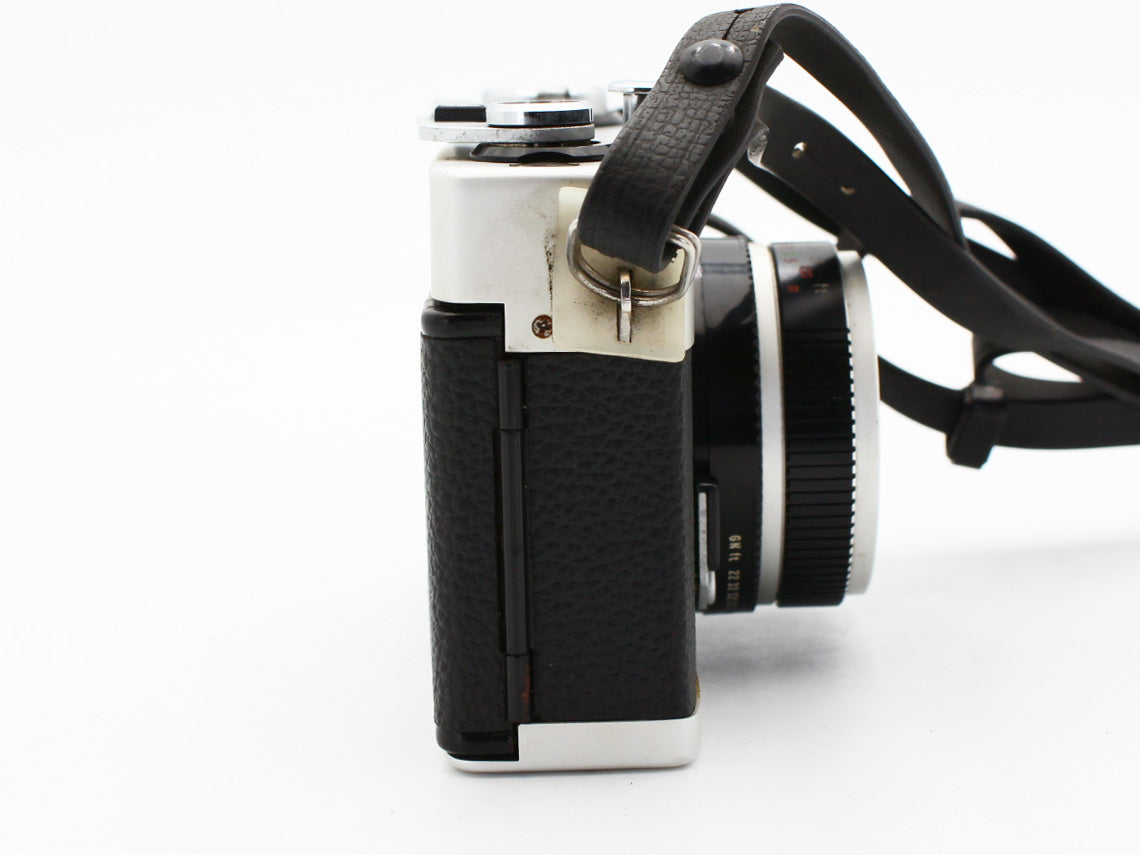 Ricoh ELNICA F Rangefinder 35mm Film Camera RIKENON 40mm f/2.8 Japan【Very Good】
