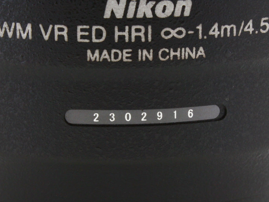 Nikon AF-S DX NIKKOR 55-300mm f/4.5-5.6G ED VR Zoom Lens from JAPAN【Exc+4】