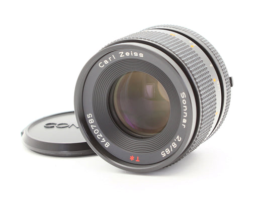 Contax Carl Zeiss Sonnar T* 85mm f/2.8 MMG Lens from JAPAN【Near Mint】