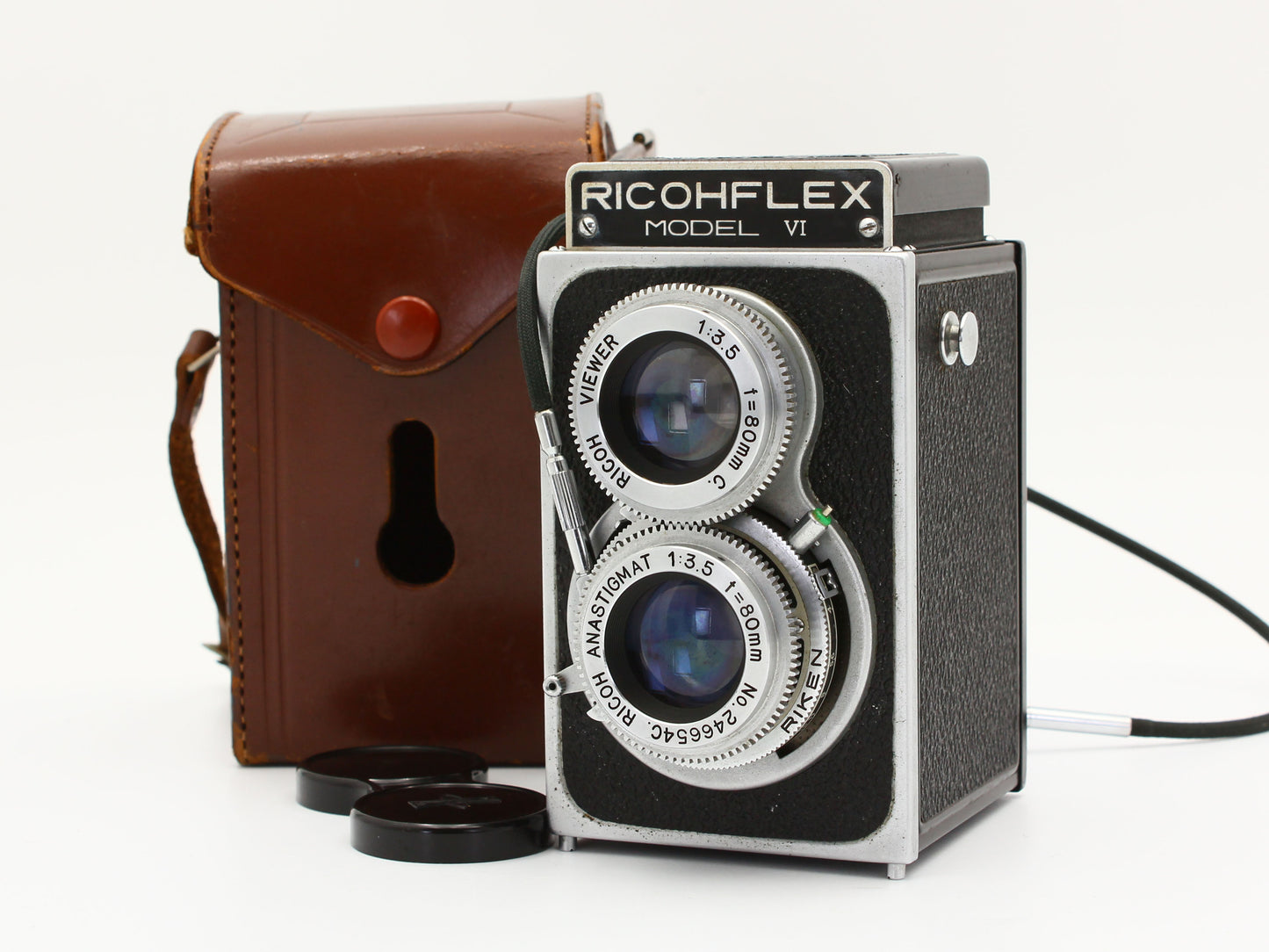 RICOHFLEX MODEL Ⅵ TLR Film Camera RICOH ANASTIGMAT 80mm f/3.5 Lens JAPAN【Exc+3】