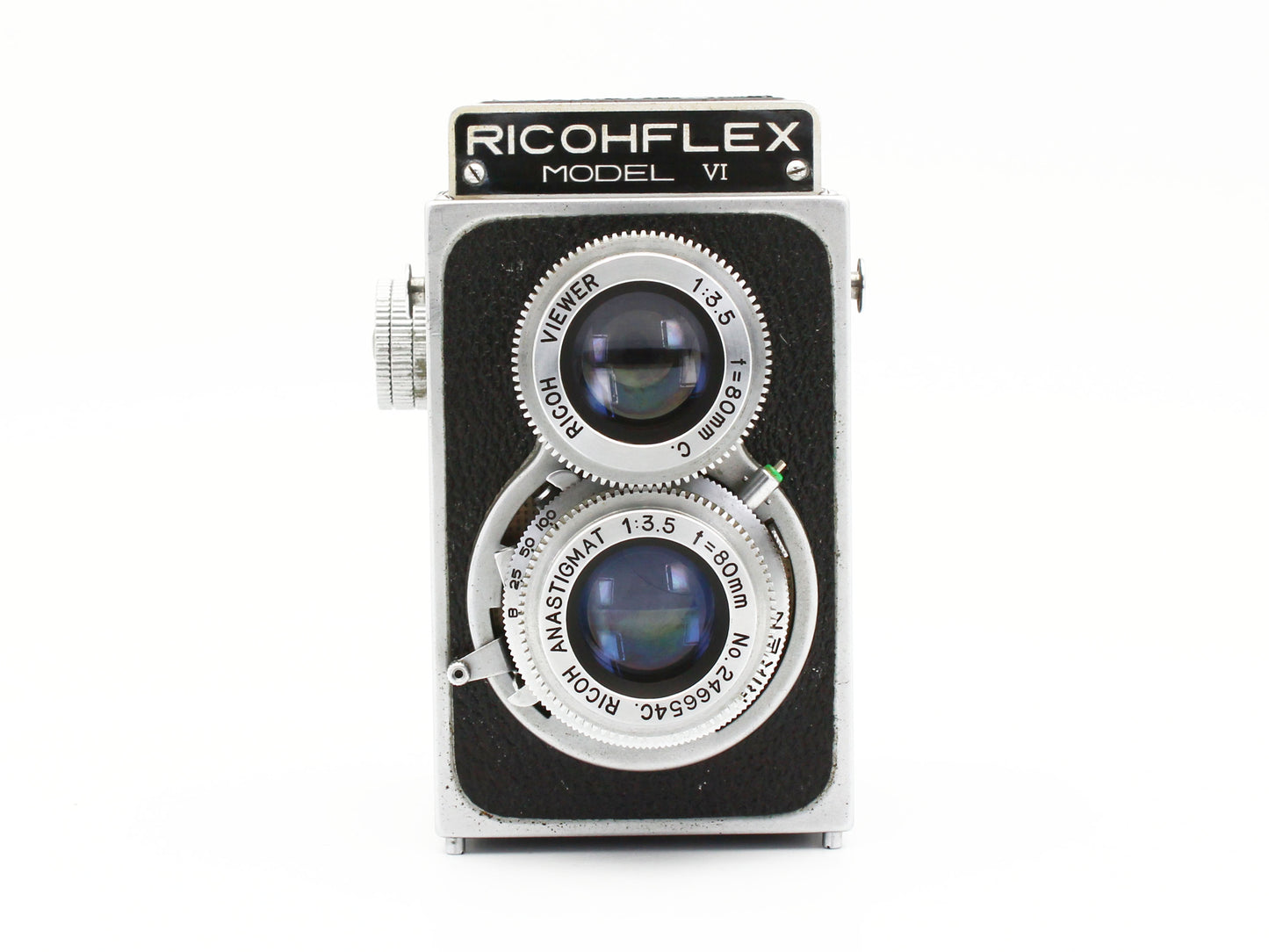 RICOHFLEX MODEL Ⅵ TLR Film Camera RICOH ANASTIGMAT 80mm f/3.5 Lens JAPAN【Exc+3】