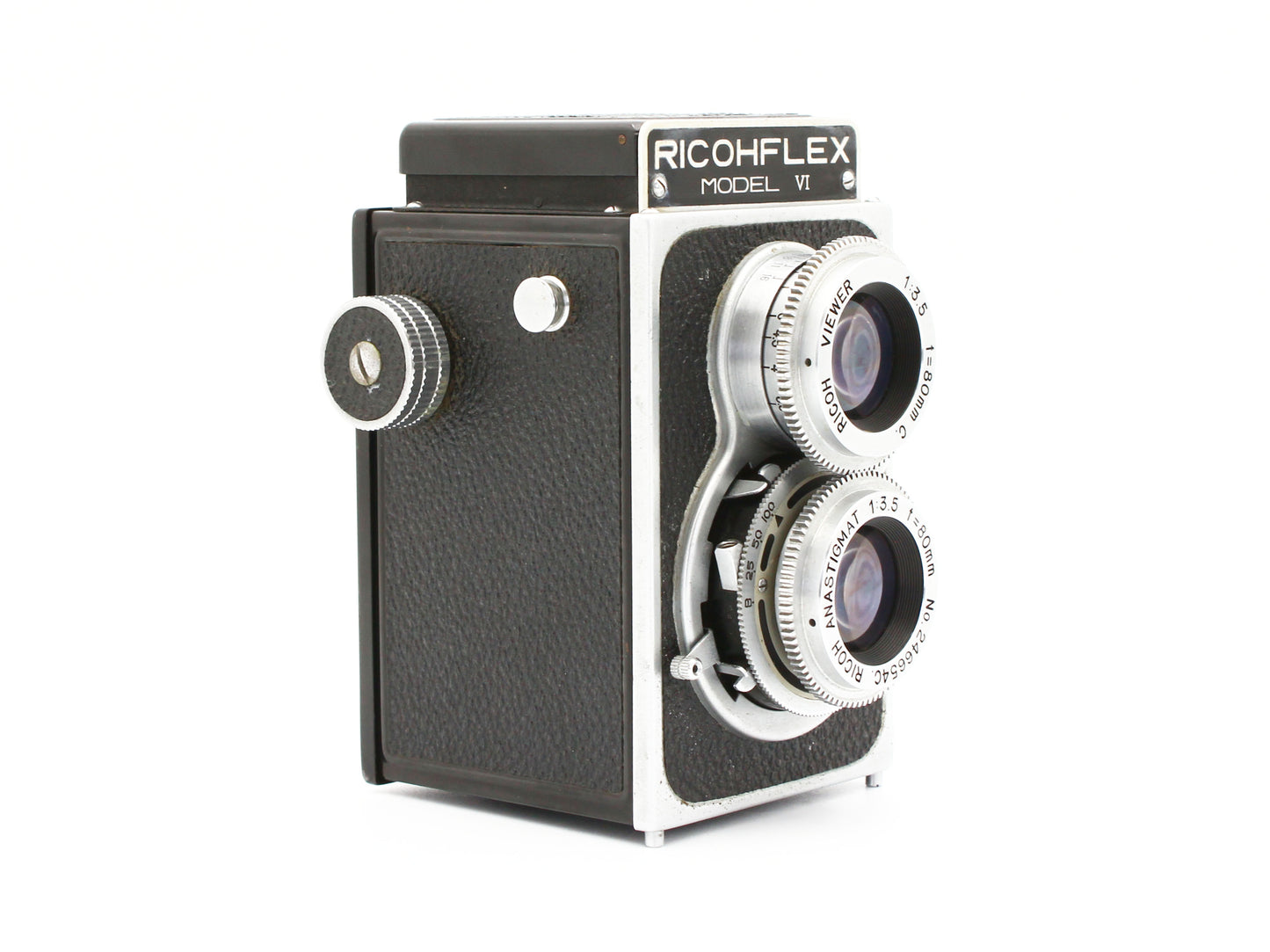 RICOHFLEX MODEL Ⅵ TLR Film Camera RICOH ANASTIGMAT 80mm f/3.5 Lens JAPAN【Exc+3】