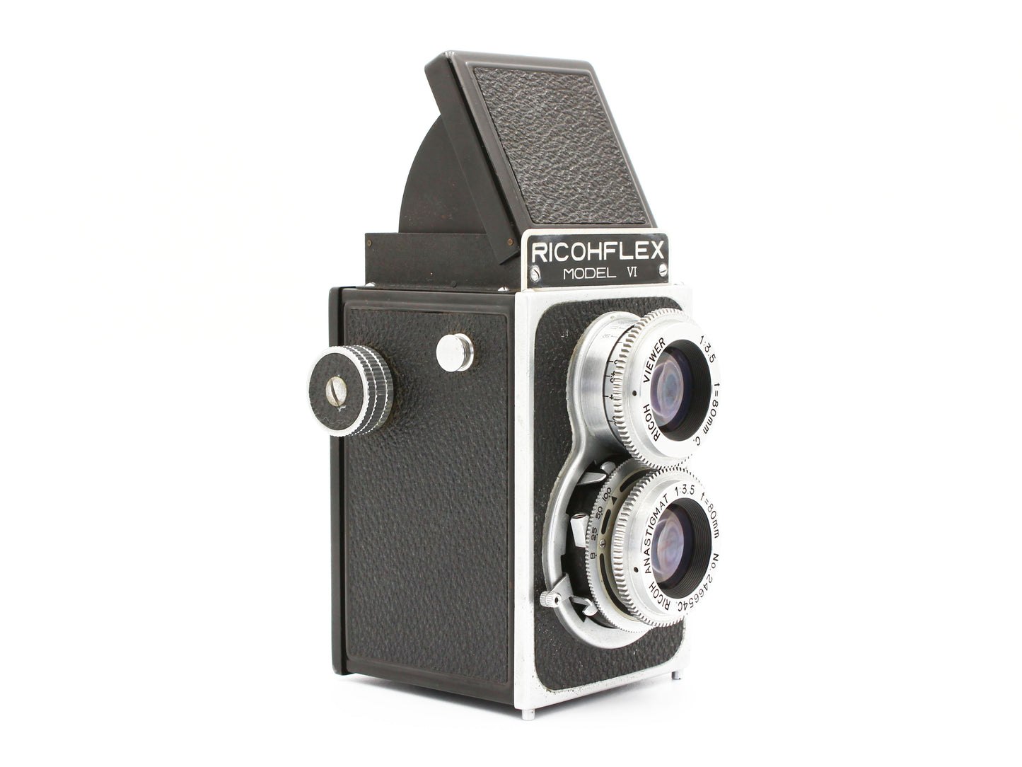 RICOHFLEX MODEL Ⅵ TLR Film Camera RICOH ANASTIGMAT 80mm f/3.5 Lens JAPAN【Exc+3】