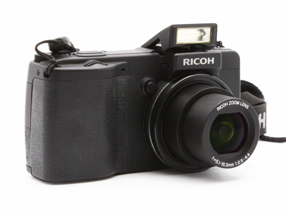 RICOH GX200 Black 12.1MP Compact Digital Camera 3x Zoom Lens JAPAN 【Exc+4】
