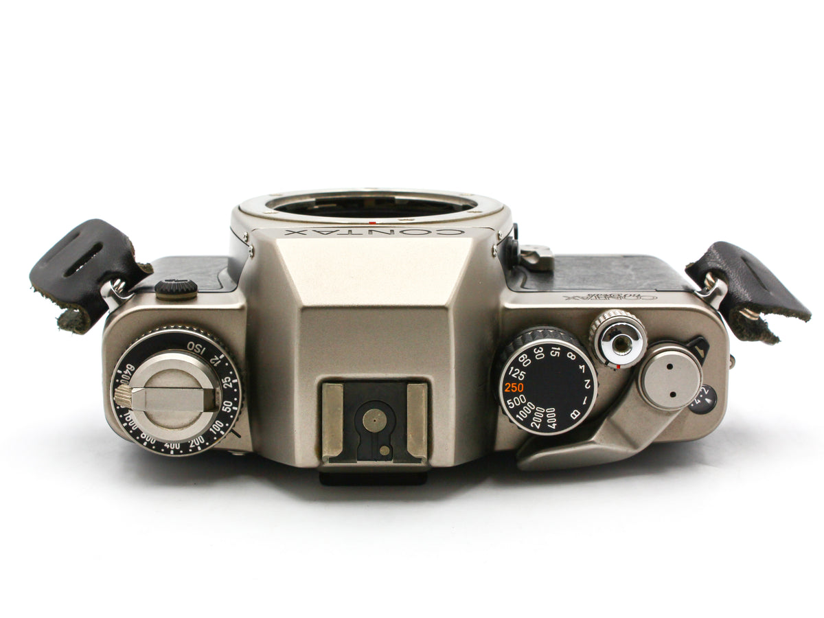 CONTAX S2 60 Years SLR Film Camera 50mm F1.4 2x Converter from JAPAN【Exc+3】