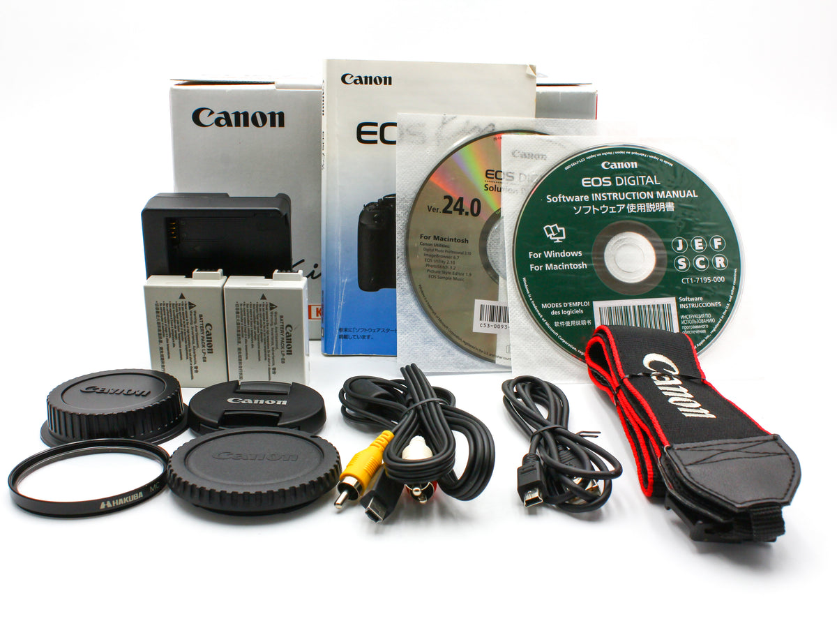 Canon EOS Kiss X5 DSLR Camera EF-S 18-55mm IS II Lens Japan【Exc+4】