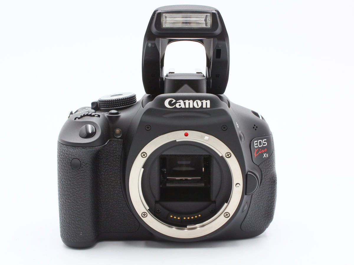 Canon EOS Kiss X5 DSLR Camera EF-S 18-55mm IS II Lens Japan【Exc+4】