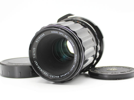 PENTAX SMC Super Multi Coated MACRO TAKUMAR 6×7 135mm f4【Exc+4】