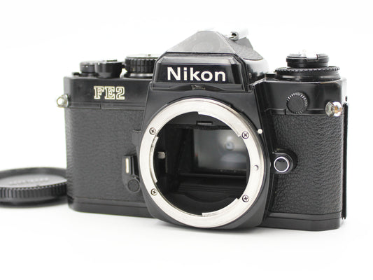 Nikon FE2 35mm SLR Film Camera Black Body from Japan【Exc+4】