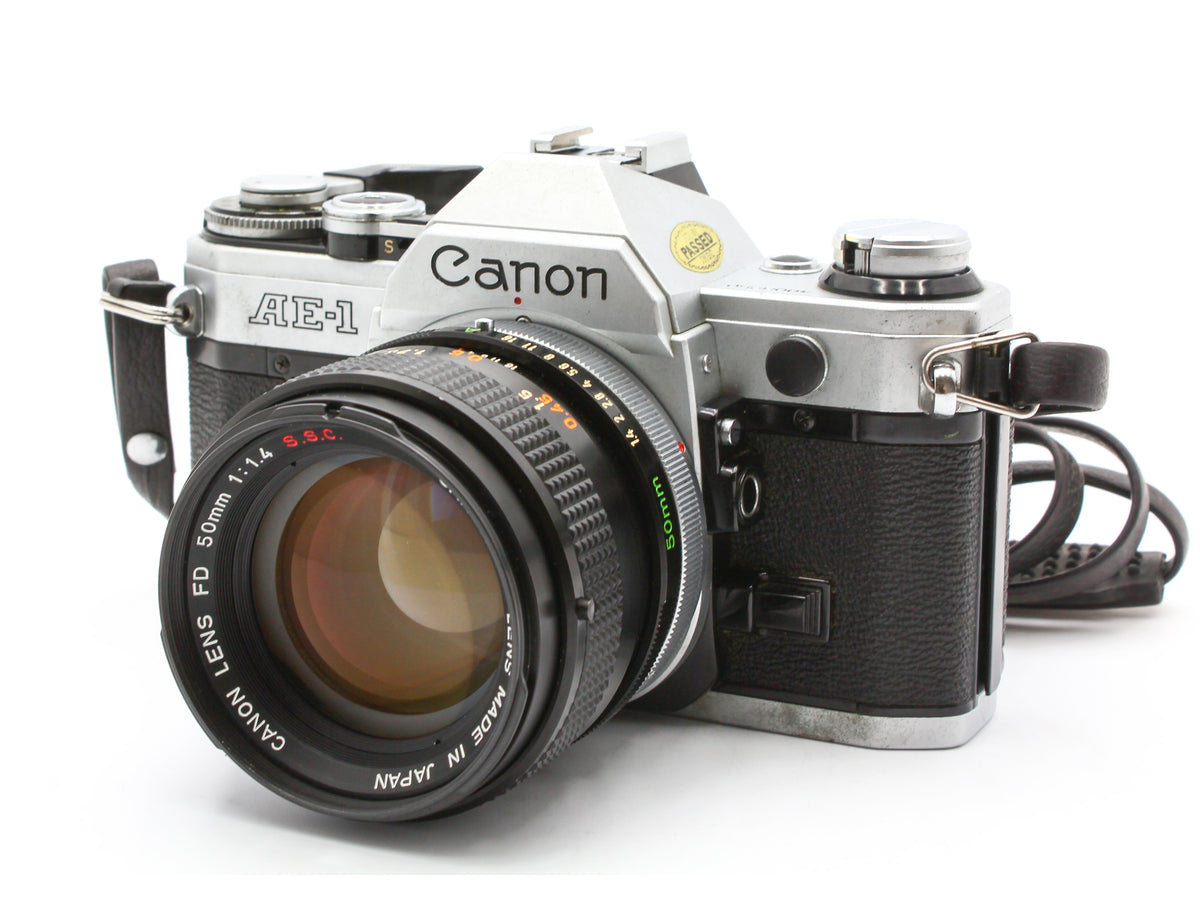 Canon AE-1 Film SLR Camera FD 50mm F1.4 Lens Japan【Very Good】