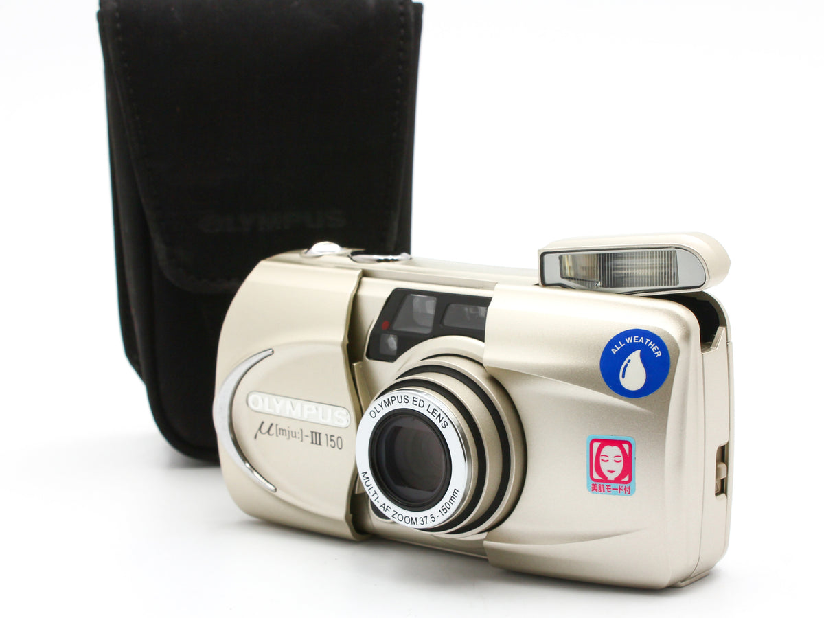 OLYMPUS mju-III 150 QUARTZDATE 37.5-150mm Zoom Film Camera Japan【Near Mint】