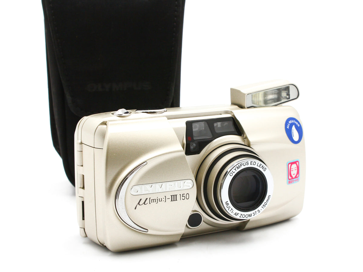OLYMPUS mju-III 150 QUARTZDATE 37.5-150mm Zoom Film Camera Japan【Near Mint】