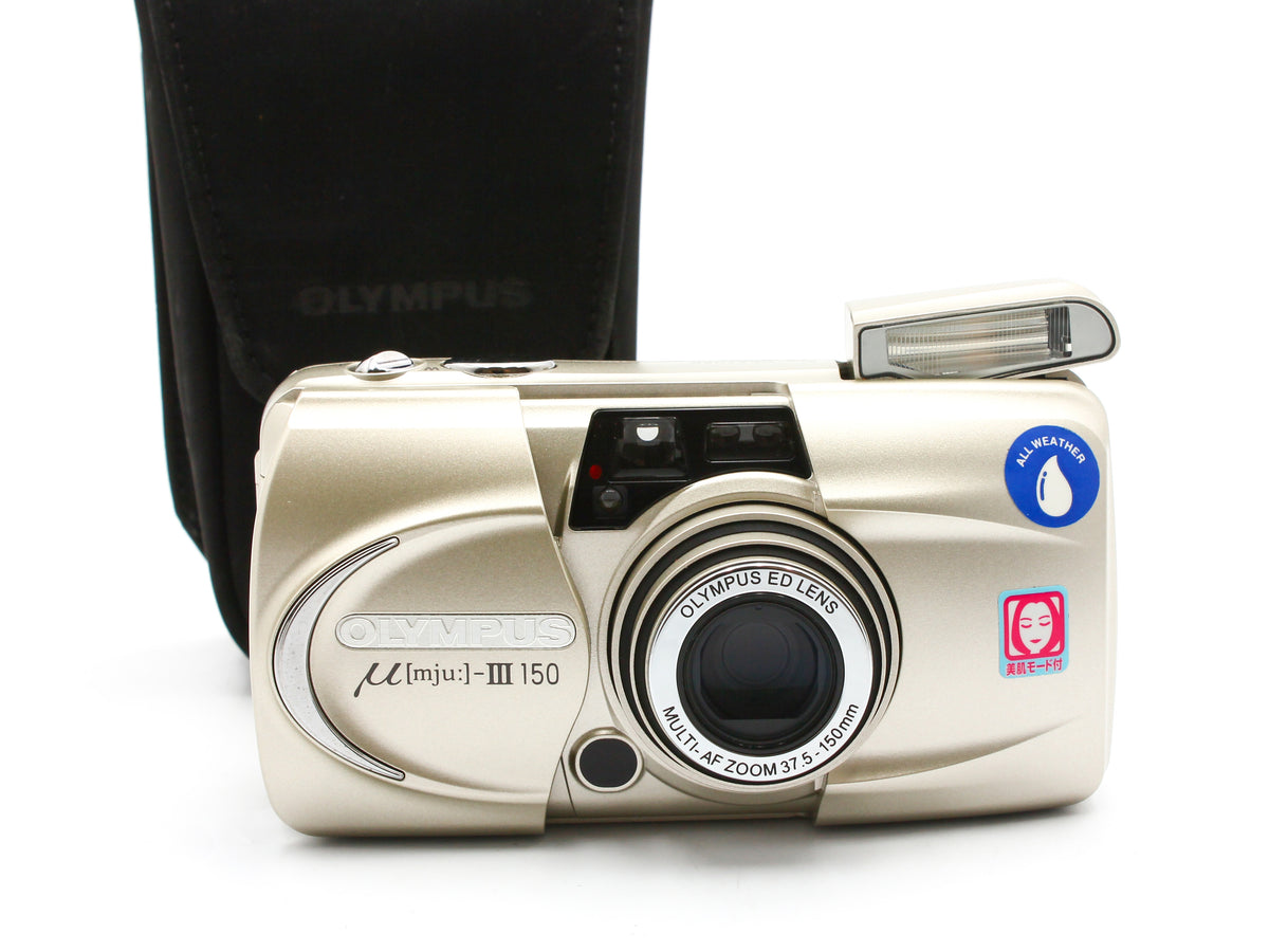OLYMPUS mju-III 150 QUARTZDATE 37.5-150mm Zoom Film Camera Japan【Near Mint】