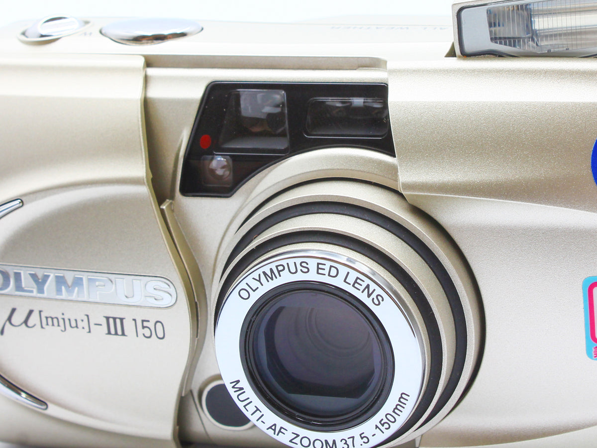 OLYMPUS mju-III 150 QUARTZDATE 37.5-150mm Zoom Film Camera Japan【Near Mint】