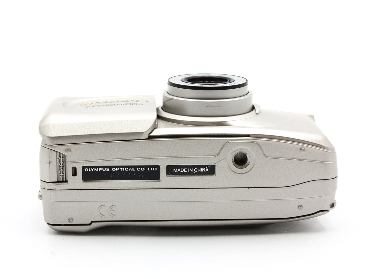 OLYMPUS SUPERZOOM 80G Silver 38-80mm Zoom 35mm Film Camera Japan【Exc+5】