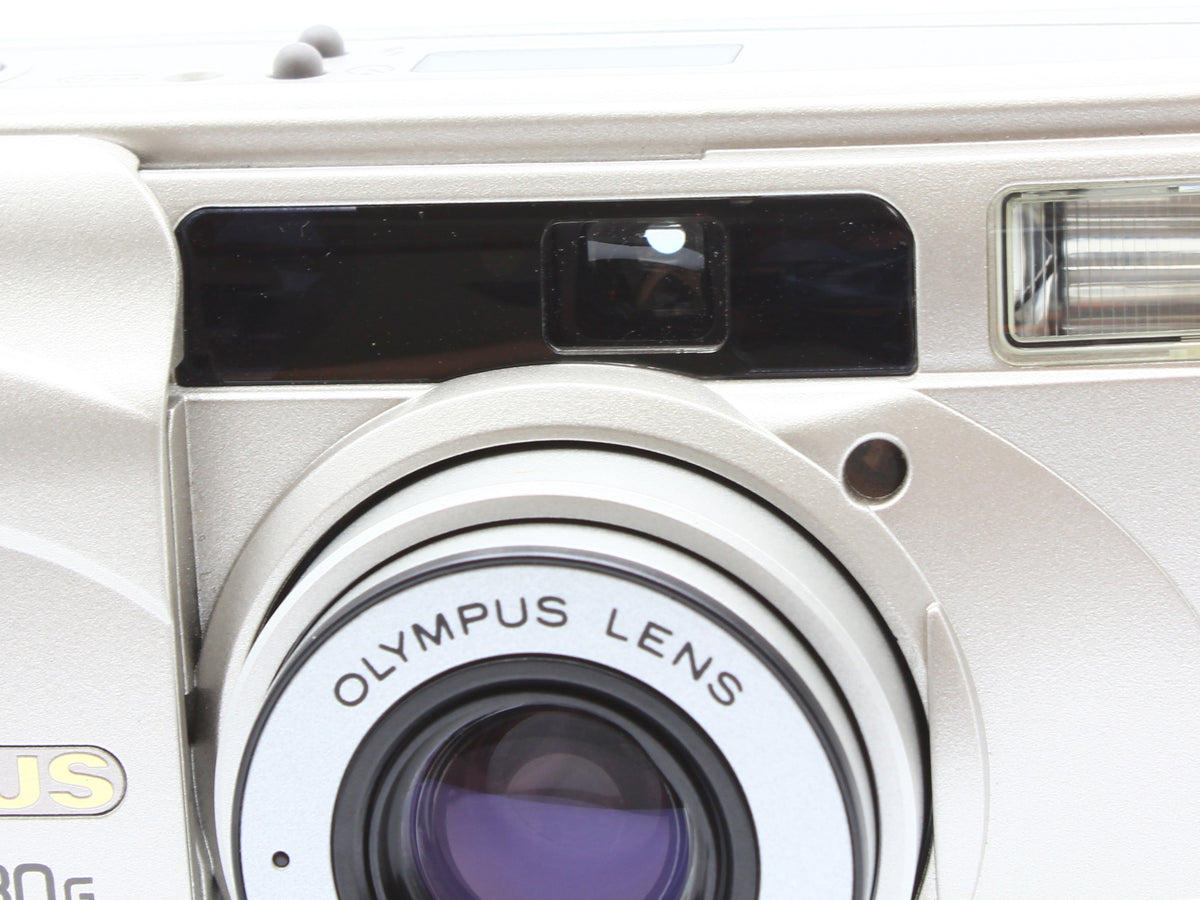 OLYMPUS SUPERZOOM 80G Silver 38-80mm Zoom 35mm Film Camera Japan【Exc+5】