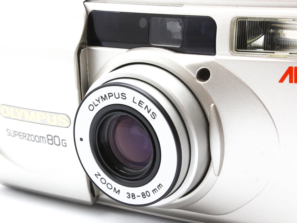 OLYMPUS SUPERZOOM 80G Silver 38-80mm Zoom 35mm Film Camera Japan【Exc+5】