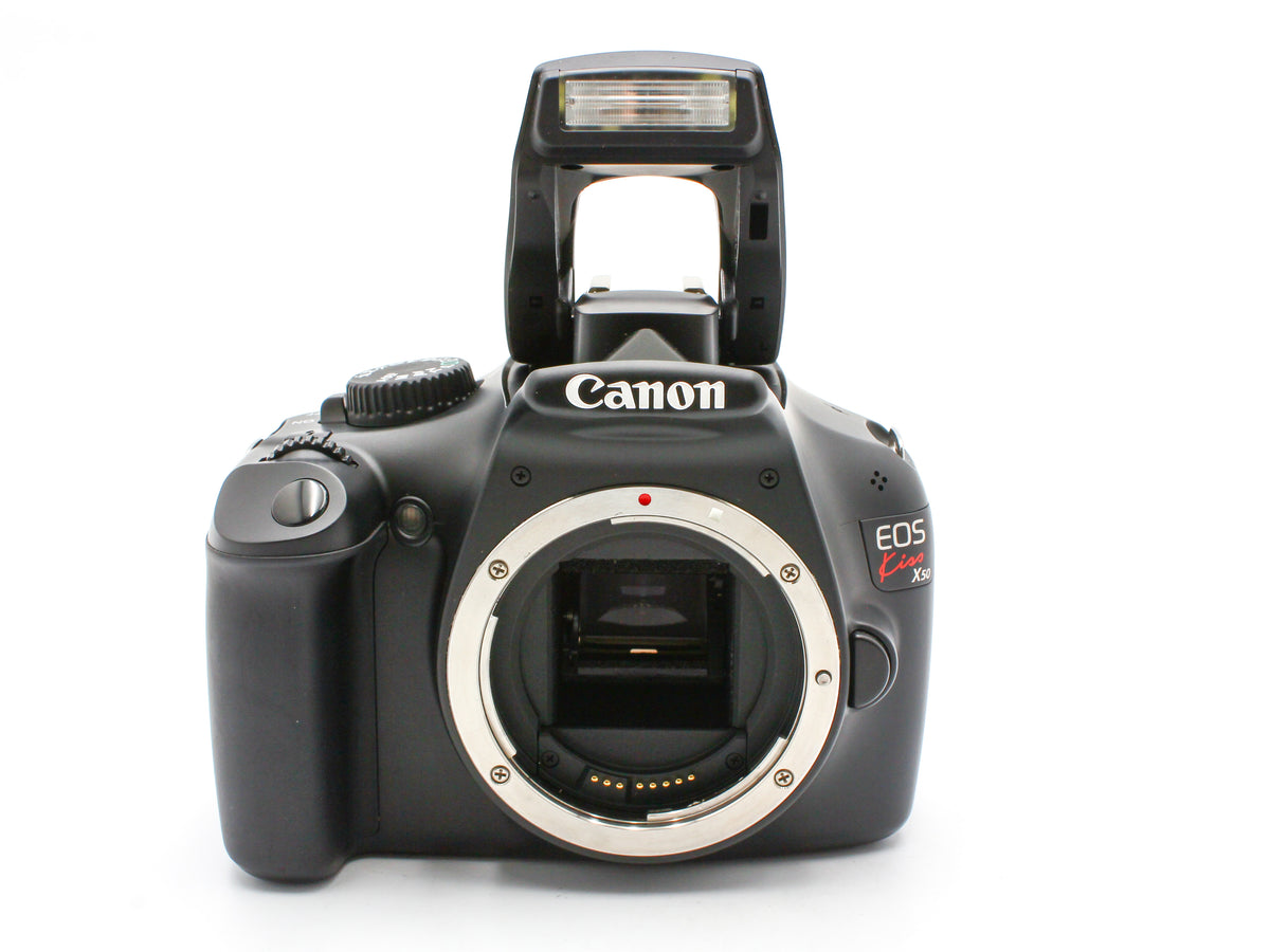 Canon Kiss X50 DSLR Camera EF-S 18-55mm f/3.5-5.6 IS ⅡLens from JAPAN【Exc+4】