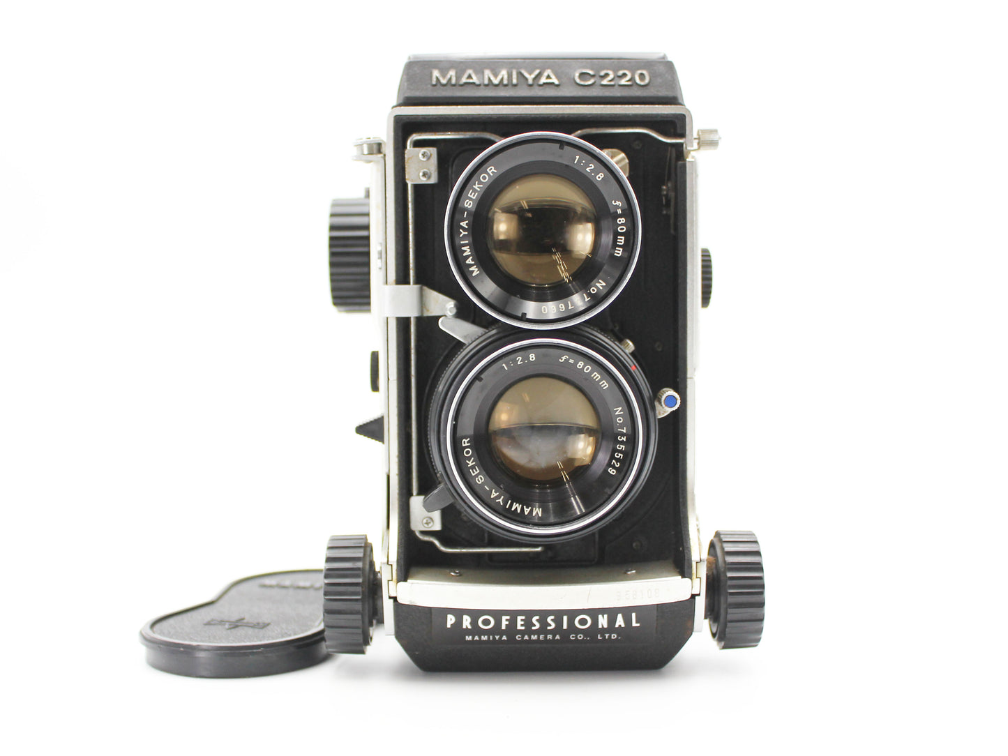 Mamiya C220 Pro 6x6 TLR Film Camera Sekor 80mm f/2.8 from JAPAN【Exc+3】