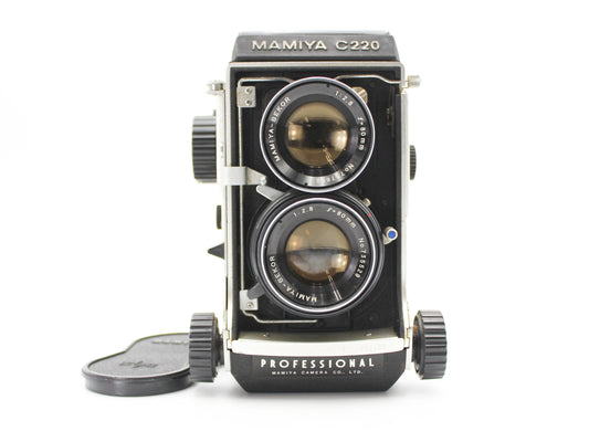Mamiya C220 Pro 6x6 TLR Film Camera Sekor 80mm f/2.8 from JAPAN【Exc+3】