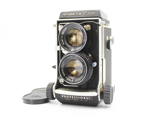 Mamiya C220 Pro 6x6 TLR Film Camera Sekor 80mm f/2.8 from JAPAN【Exc+3】