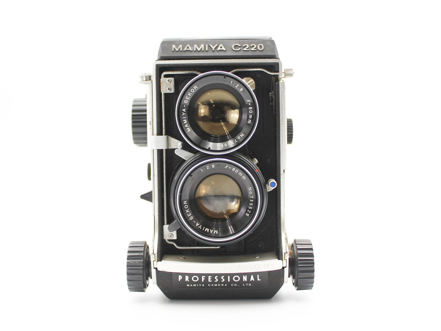 Mamiya C220 Pro 6x6 TLR Film Camera Sekor 80mm f/2.8 from JAPAN【Exc+3】