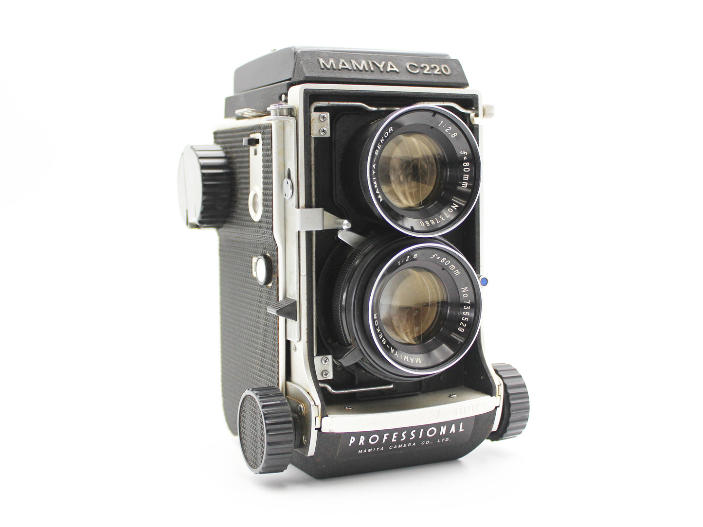 Mamiya C220 Pro 6x6 TLR Film Camera Sekor 80mm f/2.8 from JAPAN【Exc+3】