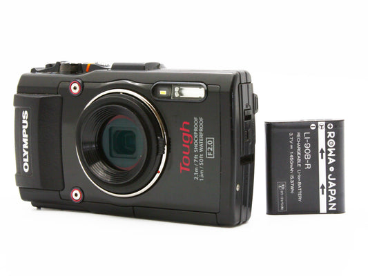 OLYMPUS TOUGH STYLUS TG-3 16MP Waterproof Digital Camera Black from JAPAN【Exc+3】